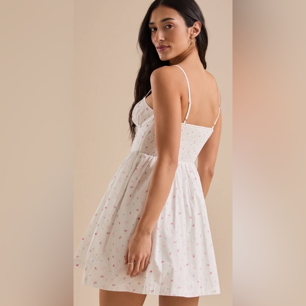Altar'd State Floral Mini Dress White and Pink NWT - Picture 7 of 14